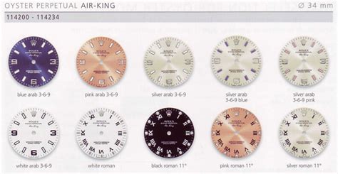rolex air king replacement dial